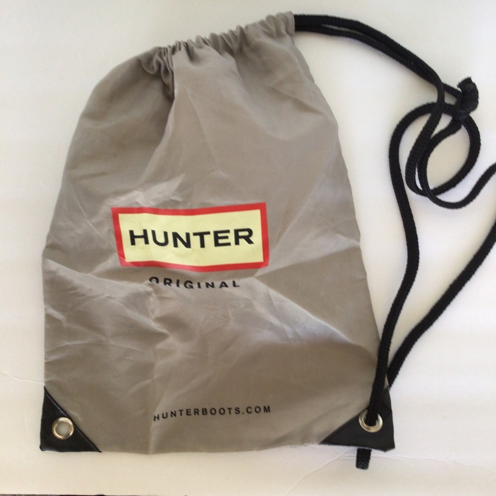 HUNTER BOOTS SACK PACK NYLON DRAWSTRING BAG